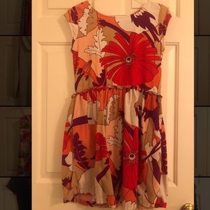 Courdaroy flower dress